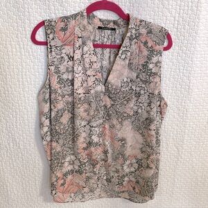 Blush pink Tahari blouse